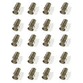 20PCS Cord End Caps for Jewelry Making, Magnetic Clasps for Leather with Locking Leather Rope Necklace/Bracelet Buckle(Silver 6mm)