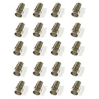 20PCS Cord End Caps for Jewelry Making, Magnetic Clasps for Leather with Locking Leather Rope Necklace/Bracelet Buckle(Silver 6mm)