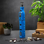 NEIKO 10581A Cordless Rotary Tool Kit, 46 Piece 3.6V Electric Engraving Pen, 1/8" Collet Rechargeable Mini Grinder, Handheld Mini Sander, 44pc Power Rotary Tools Accessory kit, Quick Change - style: Cordless Rotary Tool Kit