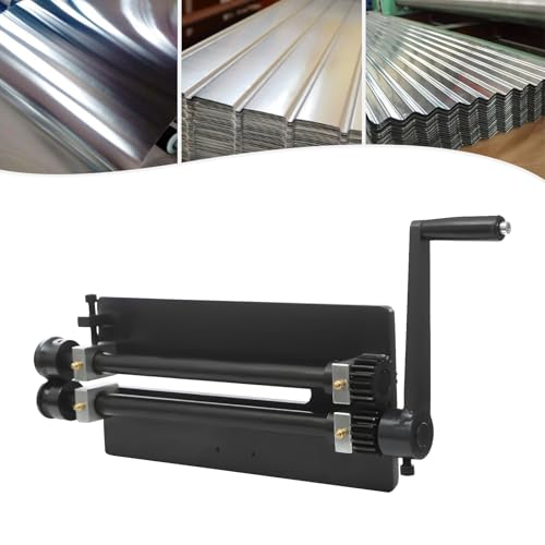 Bead Roller, Durable Sheet Metal Fabrication Bead Roller w/6 Set Dies, 18GAL Capacity Automotive Industry Flaring Tool Beading Machine, 18" Throat Depth Forward Reverse Rotary Machine