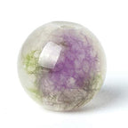 100Pcs Natural Stone 6mm Purple Jasper Round Loose Gemstone Energy Healing Beads Hole Size 1mm DIY Smooth Beads for Bracelet Necklace Earrings Jewelry Making - color: Purple Jasper, size: 6mm