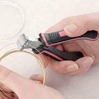 Mini End Cutting Pliers 4 Inches Flush Cut Pliers for Jewelry Making Nail Puller Tool for Carpenter Mini End Nippers for Zipper Install Stops Repair, Pink Tool for Women - style: End Cutting Pliers