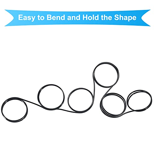 Tenn Well 20 Gauge Aluminum Wire, 328 Feet Soft Craft Wire for Jewelry Making, Beading, Sculpting, Bonsai Training, Crafting (Black) - color: Black, size: 20 Gauge