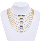 Fiusem Pendant Necklace for Men, Silver Tone/14k Gold Plated/Black Mens Pendant Necklaces with 2.5 mm Box Chain, Stainless Steel Bar Chain, 18-28 Inches - color: gold, size: 24 Inches, style: Pierced Rectangle