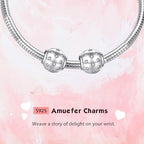 Clip Stopper Spacer Charms for Bracelets Necklaces, Compatible with Pandora,Jewery Mking DIY - style: 2PCS Silver Ball Spacers