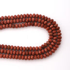 Faceted 4x6mm Natural Goldsand Stone Rondelle Spacer Gemstone Beads Loose Semi Gemstone Beads for Jewelry Making - color: Goldsand