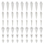 UNICRAFTALE Cone Charms Stainless Steel Spike Charms Punk Style Charm Spike Pendants Dangle Charm for DIY Necklace Earring Bracelet Jewelry Making - size: 6.5/8.5/10/13.5/14/18mm Long