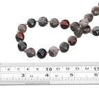 BEADIA Natural Faceted Bloodstone Rondelle Disk Stone Beads 10x5mm 37cm for DIY Chain Jewelry Making - color: Bloodstone