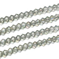 250pcs Czech 6mm (0.24 Inch) Faceted Bicone Crystal Glass Loose Beads Spacer Bulk Light Green Shimmer for DIY Craft Jewelry Making CCB640 - color: Light Green Shimmer, size: 6mm - 250pcs