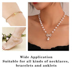 925 Sterling Silver Magnetic Necklace Clasps and Closures,Silver Necklace Extender,Bracelet Clasps,Chain Extenders for Necklaces,Necklace Magnetic Clasp,Necklace Clasp for Jewelry Making Supplies - color: Silver magnetic necklace clasp