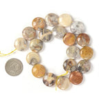 Natural Crazy Lace Agate 20mm Coin Disc Loose Beads 16 Inch for DIY Jewelry Making Beads - color: Crazy Lace Agate
