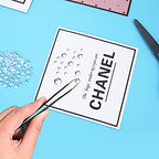 ASTER 700 Pieces Clear Dewdrop Water Droplets Embellishments Round Dewdrop Resin Beads for DIY Scrapbooking Crafts Card Making Decor Accessories