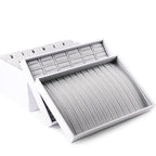Oirlv Velvet Stackable Jewelry Trays Necklace Display organizer Storage Tray(13 Grids Necklace) - size: 13 Grids Necklace