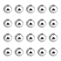 PH PandaHall 300pcs 925 Sterling Silver Plated Round Beads, 4mm Seamless Smooth Beads Waist Bead Round Ball Bead Brass Loose Spacers for Bikini Belly Chain Layered Bracelet Jewelry Making - size: 4mm