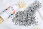 LAIDANLA 1500PCS Acrylic Letter Beads Alphabet Black Letters Silver Round Bead 7×4mm for Jewelry Bracelets Necklaces Key Chains Making - color: L-Black Letter Silver Beads