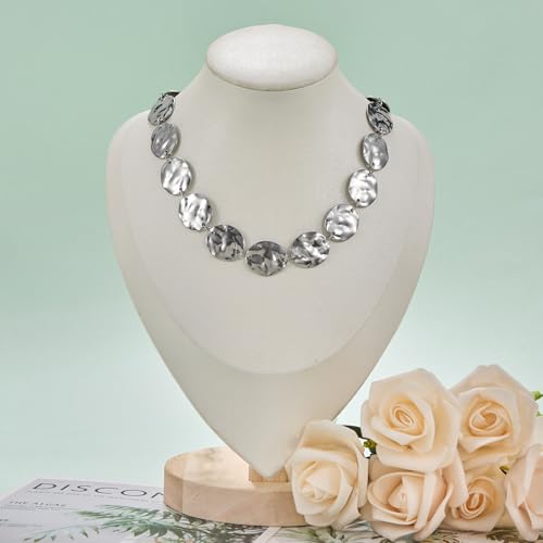 2 Yard Middle Oval Chain Bulk Stainless Steel Jewelry Making Chains Decoration Craft Chain Roll - color: Silver Middle Oval