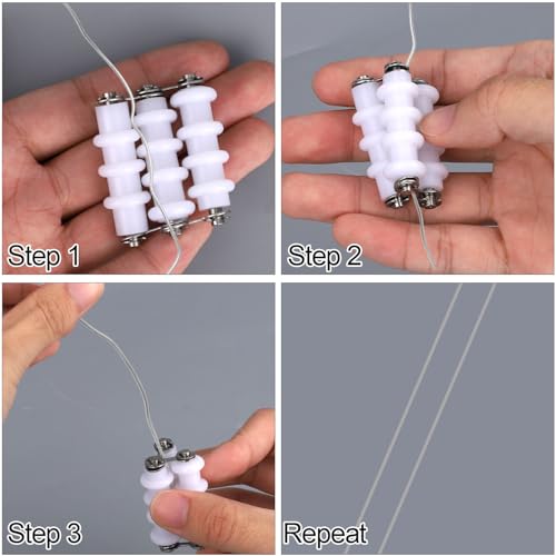 Jewelry Wire Straightener and Nylon Pliers, Durable Soft Jaw Jewelry Wire Straightening Plyers Tool Three Rollers Wrapping Straightener for Beading Weaving & Twining Projects