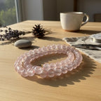 DandS ltd Crackle Lampwork Glass Beads for Jewelry Making, Blush Pink, Vibrant DIY Bracelets, Necklaces, Earrings, Beading Supplies & Craft Kits for Handmade Jewelry, 80pcs 0.39 inch (10mm), #J280-10 - color: Blush Pink