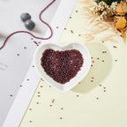 960pcs 5 Strands Pomegranate Red Natural Garnet Bead Strands 2mm Mini Round Faceted Garnet Beads Smooth Red Quartz Stone Loose Spacer Beads for Jewelry Craft Making Hole: 0.4mm