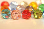 100pcs Adabele Austrian 4mm (0.16 Inch) Small Faceted Loose Round Crystal Beads Crystal Clear Compatible with 5000 Swarovski Crystals Preciosa SS2R-401 - color: Crystal Clear, size: 4mm Small (100pcs)