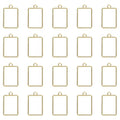 uxcell 25Pcs Alloy Open Bezel Pendants, Rectangular Hollow Frame Pendant Geometric Open Back Frame Pendant for Resin Jewelry Making Earrings Necklace Bracelet DIY, Gold Tone - color: Gold Tone, size: 1.32 x 0.83 inch
