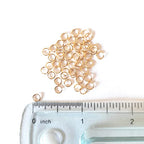 50pcs 14/20 Gold Filled Round Open Jump Rings 4.3MM OD, 3.0MM ID 22 Gauge by CRAFT WIRE - color: 22 Gauge, size: 4.3MM