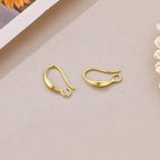 14K Gold Plated Earring Hooks, 230PCS Hypoallergenic Earring Findings for Jewelry Making Fish Hooks for DIY Bulk Pack - color: 14K Gold-Simple Earring Hooks