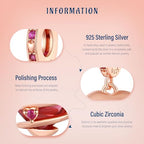 Mothers Day Birthday Number Love Family Friendship Graduation Auntie Grandma Dad Mom Charms for Pandora Bracelets Necklaces, Gifts Women, for Anniversary Valentines Christmas - style: Red Heart Spiral Charms 14K Rose Gold Plated