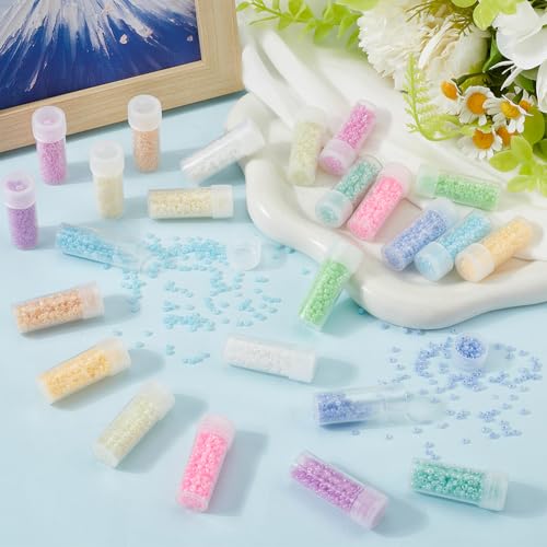 SUNNYCLUE 120G Glass Seed Bead 12/0 Bracelet Seed Beads Mini Glass Bead Small Pony Beads 2mm Glass Seed Beads Loose Spacer Beads for Jewelry Making DIY Earrings Friendship Bracelets Necklace Supplies - color: Mixed Color 5
