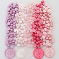 250Pcs Pink Mix Sealing Wax Beads for WaxSeal Stamp, Green WaxSeal Beads Set with 5 Colors Perfect for Gift Sealing, Letter Wax Sealing (250, Pink Mix) - color: Pink Mix