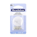 Beadalon Crimp Tubes, Size #1, Silver Plated, 1.5 g, Approx. 160 pc - color: Silver, size: Size #1, 160 pc