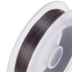 BENECREAT 28-Gauge Tarnish Resistant Gunmetal Wire for Jewelry Craft Making, 328-Feet/109-Yard - color: Gunmetal, size: 28-Gauge(328-Feet/109-Yard)