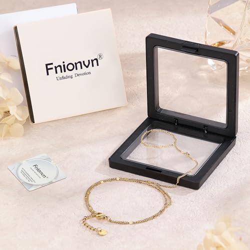 Gold Bracelets for Women Hand Chain Bracelet Stack Stainless Steel Non Tarnish Beach Jewelry Dainty Womens Bracelets Summer Essentials Trendy Handchain Link Bracelets for Women - color: Double Layer Gold Chain