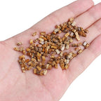 Beadia Natural Brown Picture Jasper Stone Tila Beads 5x2mm Rectangle 2-Hole Spacer Beads for DIY Bracelet Earring Making 15"/Strand - color: Brown Picture Jasper, size: 5x2mm
