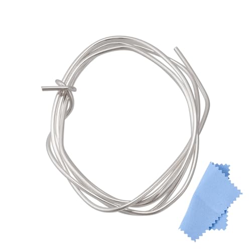 1 Bundle 925 Sterling Silver Wire for Jewelry Making 18 Gauge Craft Wire 1 mm Bendable Beading Wire for DIY Stamping Rings Statement Earrings Valentine’s Mother's Day Gifts - color: 925 Sterling Silver-Round, size: 18 Gauge/1mm