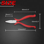 SPEEDWOX Flat Nose Pliers - 4.5 Inch Micro Chain Nose, Duck Bill Fine Pliers, Smooth Jaws, Mini Precision Jewelry Making Tool, Chrome Vanadium Steel - style: Flat Nose Pliers