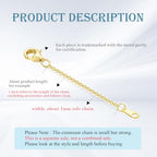 10K Yellow Gold 1"/2"/3" Necklace Extender Chain with Lobster Clasp/Spring Clasp Gold Necklace Extender Bracelet Anklet Extension Chain Necklace Bracelet Extender 10K Gold - size: 3inch, style: style 9