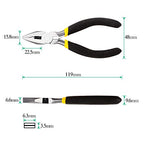 SPEEDWOX Mini Linesman Pliers Wire Cutters 4.5 Inches Combination Pliers Jewelry Making Small Micro Fine Lineman's Pliers Beading Tool Hobby Repairing Crafts - size: Linesman Pliers