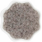 3mm Frosted Glass Beads Bulk, 2000 Pcs Jewelry Making Beads for Friendship Bracelet, Pendants, Key Chains, Necklaces, Hairpins (Gray) - color: Gray, size: 3mm