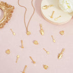 Beebeecraft 1 Box 80Pcs Home Tool Charms 18K Gold Plated Alloy Dustpan Shovel Charms 3D Tools for DIY Jewelry Making - color: 80Pcs #3