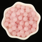 About 60pcs 6mm Natural Stone Beads Rose Quartz Beads Crystal Gemstone for Jewelry Making, DIY Bracelet Necklace - color: Rose Quartz, size: 6mm