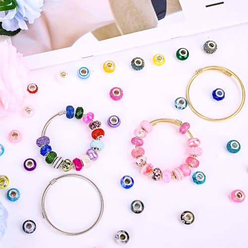 16 Pieces Twisted Cable Wire Bracelet Stylish Fine Stainless Steel Open Cuff Bracelets Mixed 3mm Thin Adjustable Expandable Elastic Bangle Bracelets for Women DIY Jewelry Making Christmas Day Gift - color: silver gold2