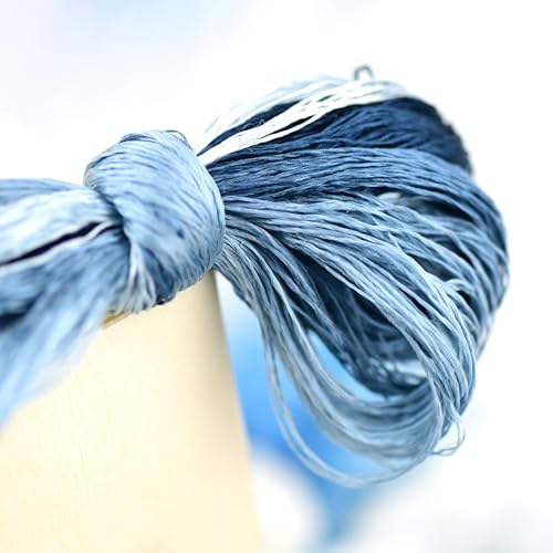 8 Skeins Mulberry Silk Floss Embroidery Thread Floss-Cross Stitch Threads China Silk Woven Jewelry Threads DIY Sewing Kits (08) - color: 08