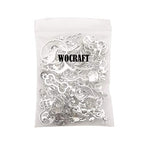 100g(80pcs) Craft Supplies Antique Silver Animals Cat Dog Pet Charms Pendants for Crafting, Jewelry Findings Making Accessory for DIY Necklace Bracelet (M293) - color: M293