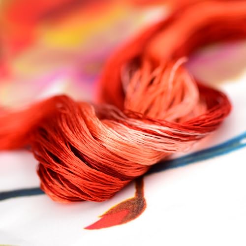 Mulberry Silk Floss Embroidery Thread Floss-Cross Stitch Threads China Silk Woven Jewelry Threads DIY Sewing Kits (07) - color: 07