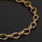 UMAOKANG 2 Meters Gold Plated Jewelry Chain for Jewelry Making Stainless Steel Rolo Chain Link with Jewelry Supplies Findings - color: Rolo (Gold)