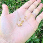 100pcs Adabele Tarnish Resistant 3mm (0.12 Inch) Small Tiny Round Beads 18K Yellow Gold Plated Brass Spacer (Hole 0.9mm) for DIY Craft Jewelry Making BF252-3 - size: 3mm/0.12 inch (Small)