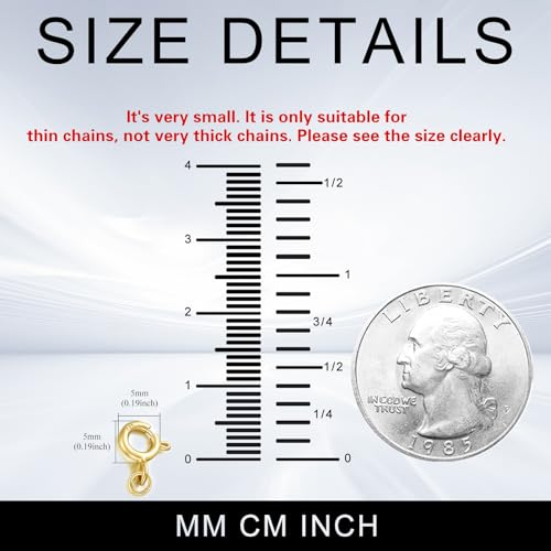 10K Yellow Gold 1"/2"/3" Necklace Extender Chain with Lobster Clasp/Spring Clasp Gold Necklace Extender Bracelet Anklet Extension Chain Necklace Bracelet Extender 10K Gold - size: 2inch, style: style 8