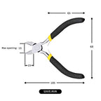 Diagonal Cutting Pliers 4 Inch Mini Diagonal Nippers Beading Pliers for Jewelry Making Precision Handcraft DIY Hand Tool - size: Diagonal Cutting