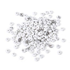 BEADIA Natural White Howlite Disk Stone Beads 4x2mm 160pcs Rondelle Loose Semi Gemstone Beads for Jewelry Making Design - color: White Howlite